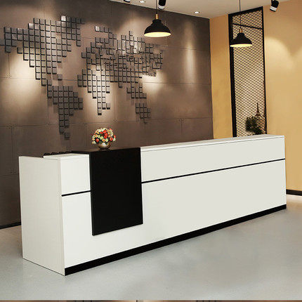 Office furniture welcome table bar table company front desk reception desk simple modern desk cashier counter consultation desk