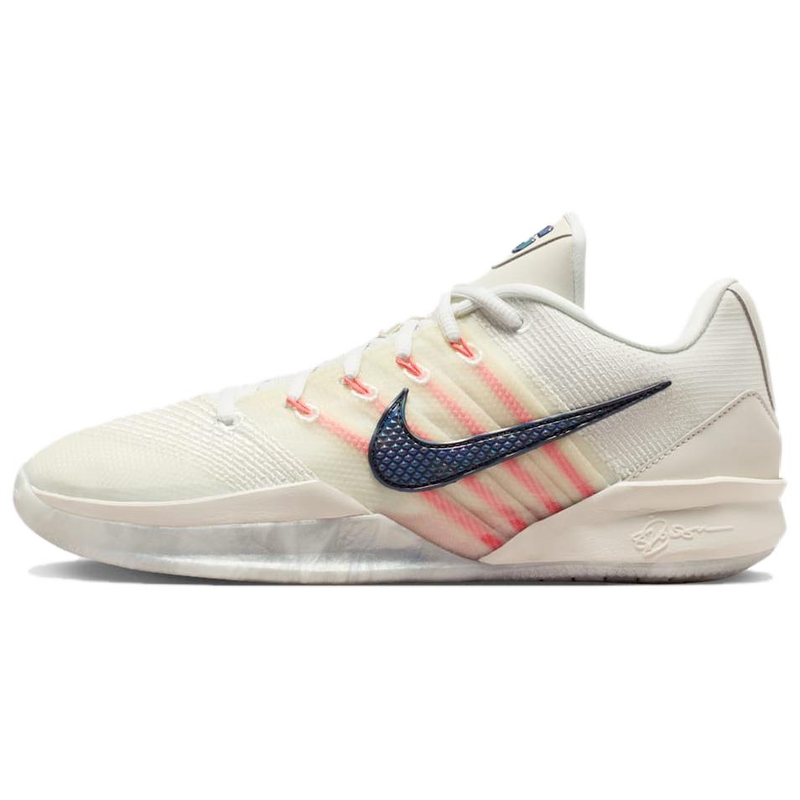 Nike Sabrina 3 Ep Comfort Fit Basketball Shoes White Coral Pink Hf2882-003