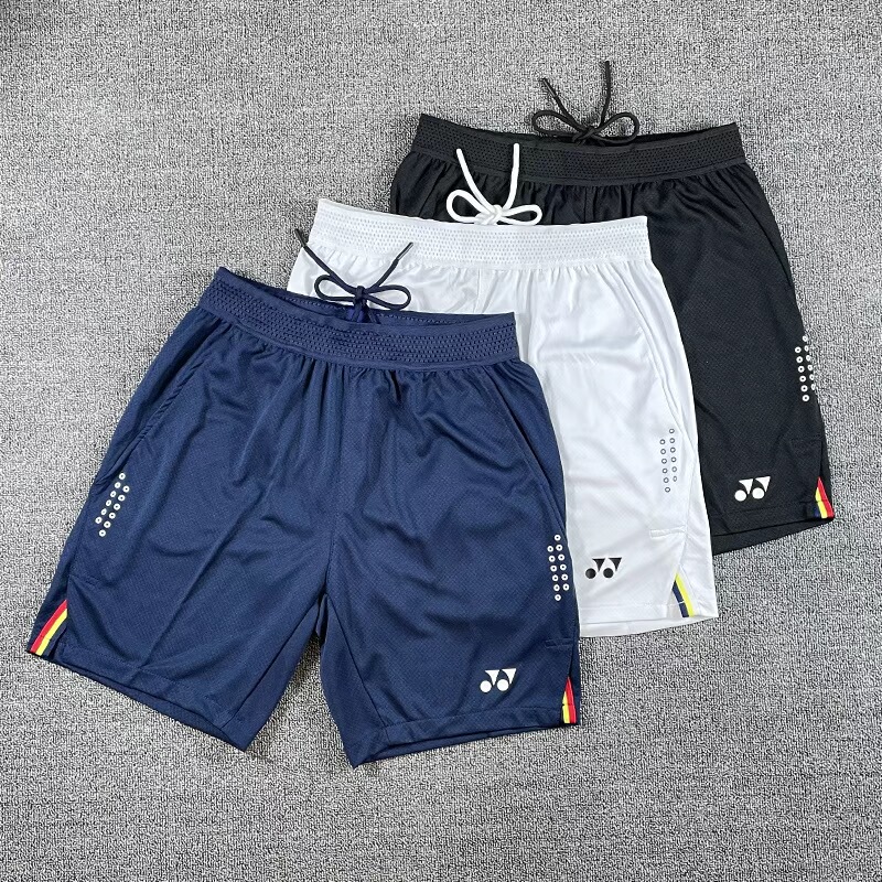 New National Badminton Team Knitted Fabric Competition Pants for Men, Summer Quick-Dry Running and Table Tennis Training Shorts New National Badminton Team Knitted Fabric Competition Pants for Men, Summer Quick-Dry Running and Table Tennis Training Shorts