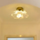 French-Style Retro Petal Ceiling Light for Hallway, Balcony, Staircase, Cloakroom, Entryway, Simple Lighting Fixtures