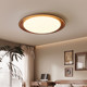 French medieval style bedroom ceiling lamp living room study children's room new Chinese style solid wood walnut color retro lamps
