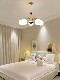 Minimalist Magic Bean Pendant Light for Living Room, Full Spectrum Bedroom, Master Bedroom, Wabi-Sabi Style, Trendy Room, French Vintage Light Luxury Lighting