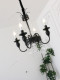French Retro Chandelier, Black High-End Crystal Living Room Lamp, American Mid-Century Style Restaurant Bar Bedroom Study Lamp