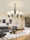 French Retro Chandelier, Simple Medieval Living Room, Solid Wood Bedroom, Bauhaus Magic Beans, American Master Bedroom, High-End Lamps