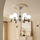 French Retro Living Room Chandelier American Medieval Hall Study Bedroom Dining Room Lamp Magic Bean Lamp