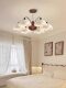 Medieval Style Eggshell Living Room Chandelier American Retro High-End 2025 New French Cream Style Bedroom Lamps