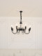 French Retro Chandelier, Black High-End Crystal Living Room Lamp, American Mid-Century Style Restaurant Bar Bedroom Study Lamp