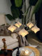 Art Deco medieval glass living room chandelier Bauhaus retro designer creative new bedroom princess room lamp