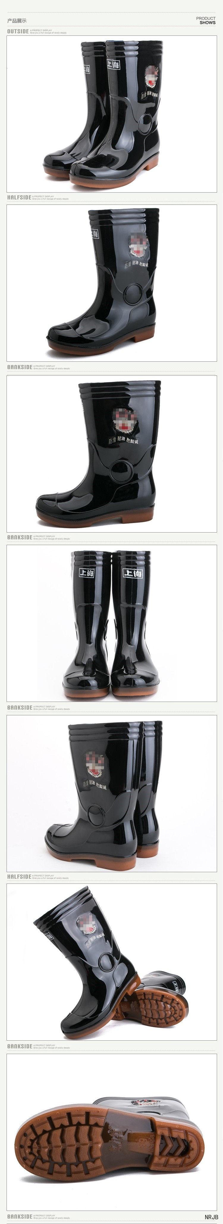 Chaussures - bottes caoutchouc homme pour printemps - semelle tendon - Ref 963645 Image 9