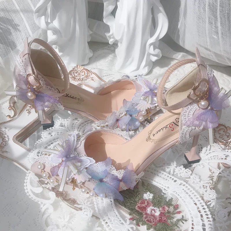 Настоящие универсальные свадебные туфли, стиль Lolita