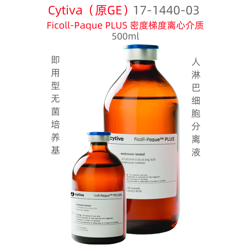 Cytiva  17-1440-03   GE 人淋巴细胞分离液   Ficoll-Paque PLUS