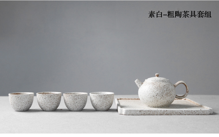 Portable kung fu tea sets of household ceramic cups dry tea tray was contracted travel office small tea table