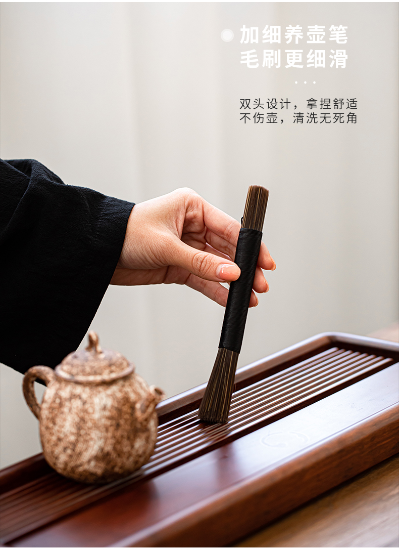 Porcelain heng tong su ebony window tea six gentleman 's suit real kung fu tea set 6 ChaZhen ChaGa household accessories