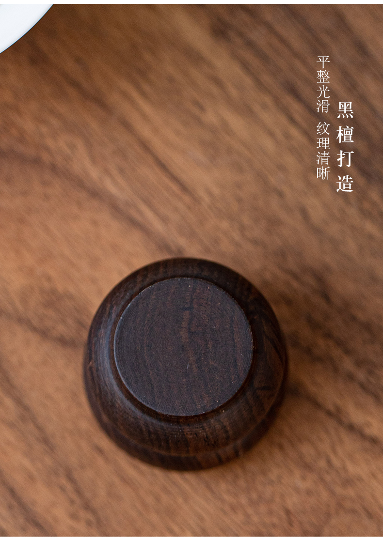 Porcelain heng tong ebony cover buy real wood lid bowl cover tray rack kung fu tea tea accessories)