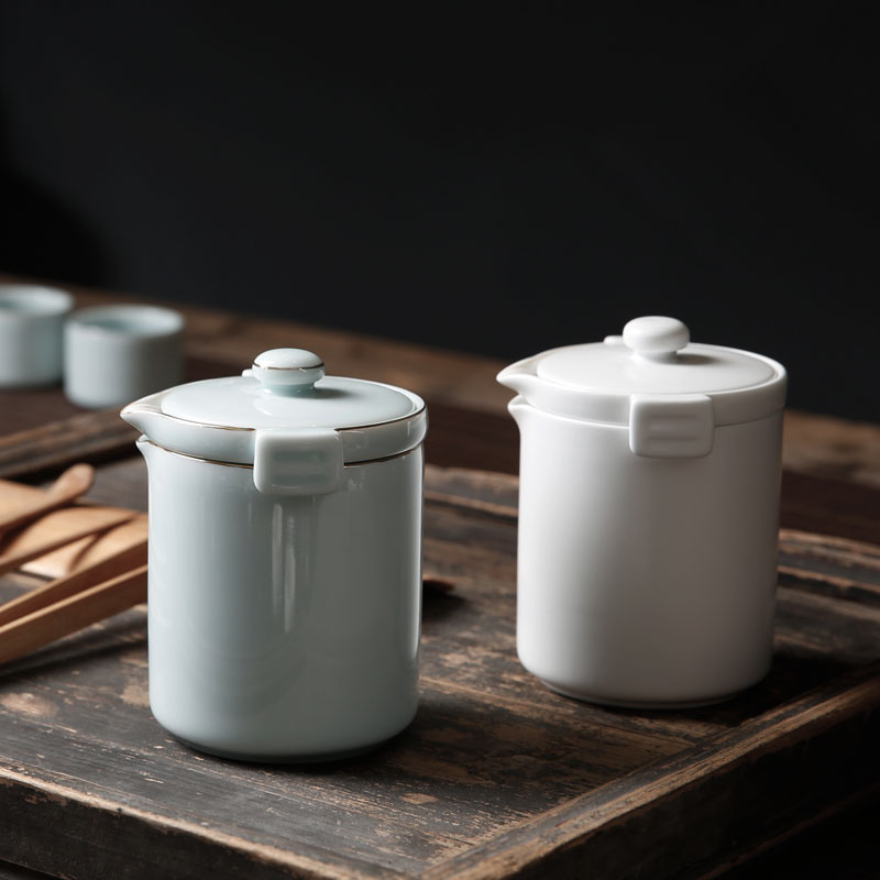 Porcelain constant travel hall crack cup a pot of two cup of household ceramic teapot teacup portable kung fu tea set