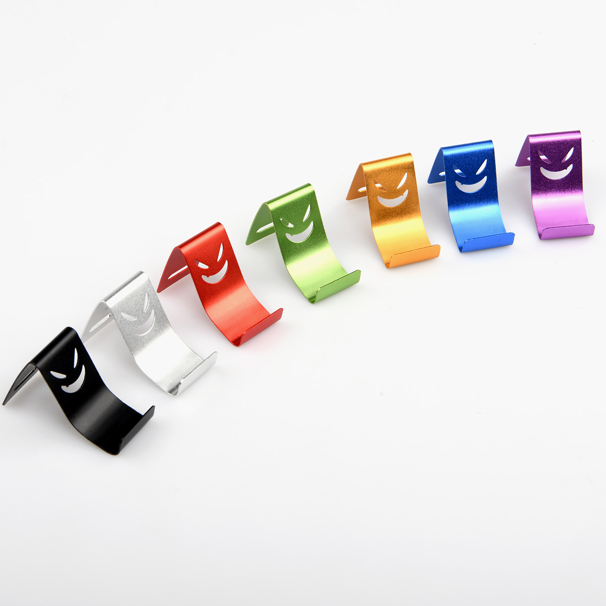 Apple Xiaomi Samsung phone rack universal lazy frame Demon Smiley Face Metal Phone Stand 3G