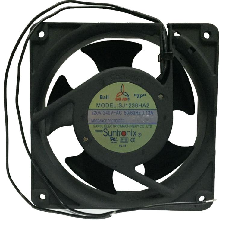 Three giant SJ1238HA2 110V 220V 380V double ball axial flow blower 12CM cabinet heat dissipation fan