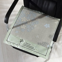 Summer office cushion Summer thickened ice silk Mahjong chair cushion mat breathable student stool cushion