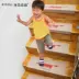 Thảm cầu thang Bước thảm gia đình bằng gỗ rắn chống trượt Thảm tự mồi Thảm xoay cầu thang từ nhựa tự dính miếng xốp lót sàn cho bé Thảm sàn