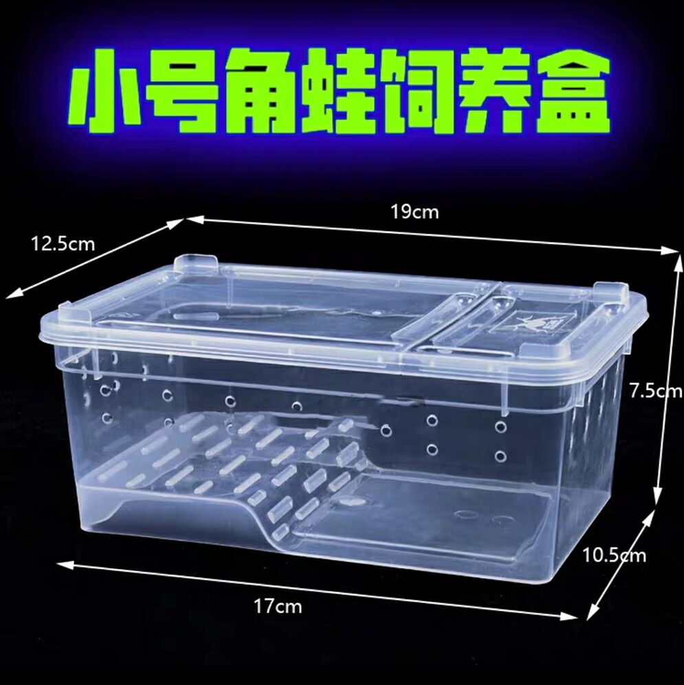 Horned frog feeding box Special amphibious feeding box Scorpion centipede cave nest with sun table Climbing pet turtle with sun table tank