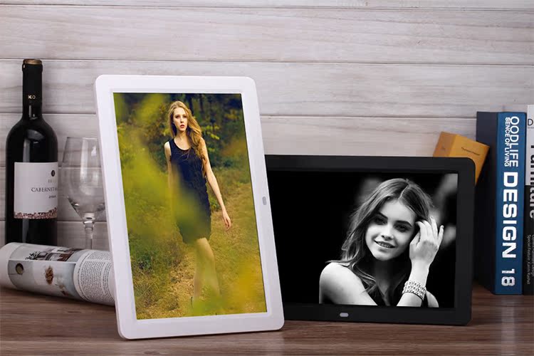Xanh Totem 12-inch độ nét cao khung ảnh kỹ thuật số / album điện tử Samsung màn hình LED quảng cáo máy đa chức năng 1080P - Khung ảnh kỹ thuật số khung ảnh điện tử