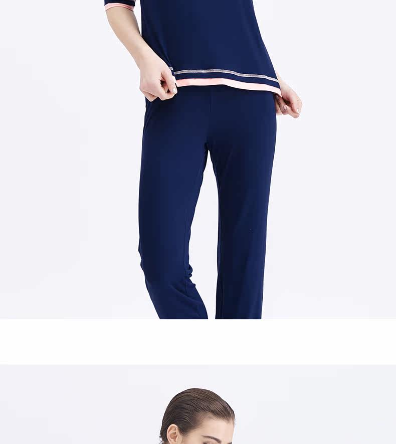 Pyjama pour femme en Viscose à manches - Ref 2995226 Image 18