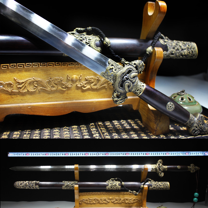 Kowloon sword Han sword one dragon self-defense sword handmade long sword cold weapon not edged