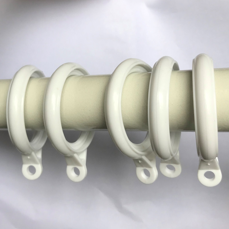 Hole-free installation of curtains Simple hanging ring auxiliary household hook plastic accessories Old-fashioned creative buckle ring accessories