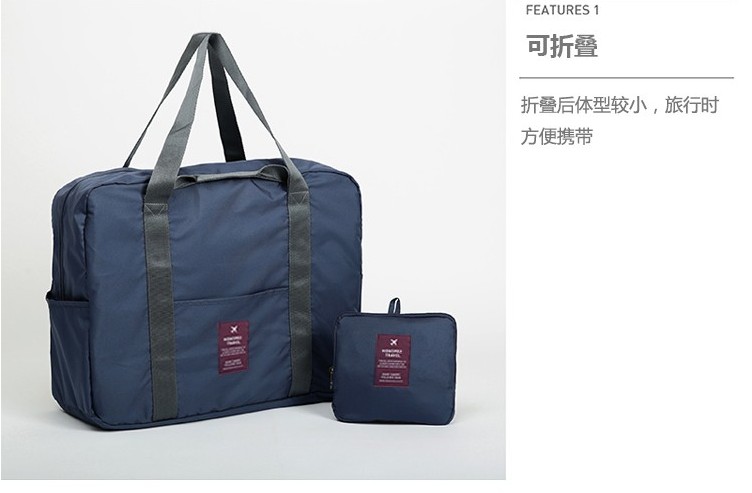 Túi du lịch gấp nam du lịch khoảng cách ngắn nữ du lịch xách tay túi du lịch công suất lớn túi duffel không thấm nước có thể lên máy bay du lịch túi đựng đồ cá nhân