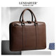 LENDARYER briefcase men's high-end simple travel commuter hand computer bag casual large-capacity handbag