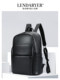 Lendaryer Business Backpack Men's Light Luxury Style Travel Large Capacity Computer Bag Multi-Functional Backpack
