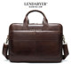 Lendaryer Briefcase Men's New Classy Large-Capacity Backpack Single Shoulder Crossbody Lychee Pattern Business Handbag