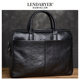 Lendaryer Briefcase Men's New High-End Retro Leather Handbag Business Casual Large-Capacity Shoulder Bag