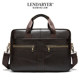 Lendaryer Briefcase Men's Business Travel Commuter Handbag First Layer Cowhide Casual Large Capacity Computer Bag