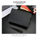 Lendaryer New Clutch Bag Soft Leather Clutch Bag for Men Large Capacity Classy Business Casual Woven Toiletry Bag