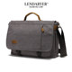 Lendaryer Single Shoulder Bag Men's New Canvas Crossbody Bag Retro Style Business Travel Horizontal Photography Bag