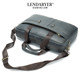 Lendaryer Briefcase Men's Business Travel Commuter Handbag First Layer Cowhide Casual Large Capacity Computer Bag