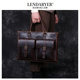 Lendaryer Briefcase Men's New Classy Genuine Leather First-Layer Cowhide Computer Bag Retro Style Shoulder Handbag