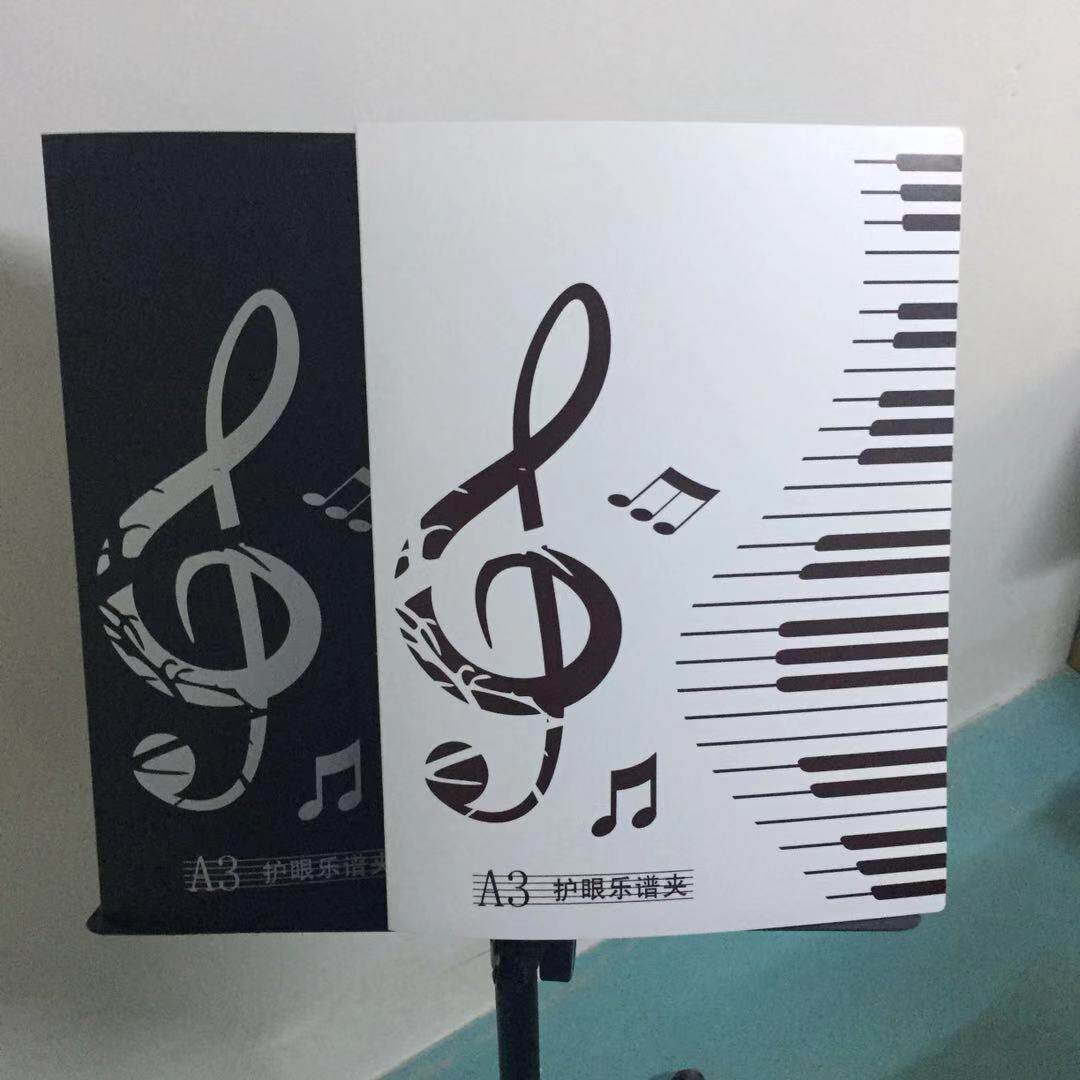 A3 folder sheet music folder transparent paper clip inserts page bag information picture book collection 8K children draw fine arts-Taobao
