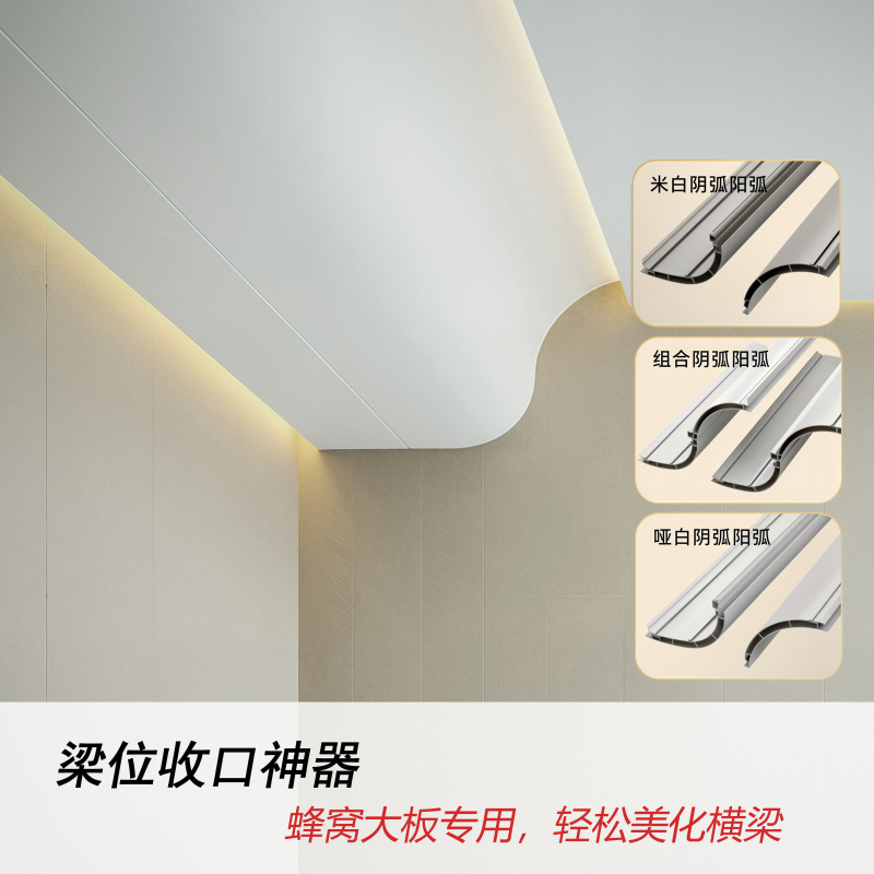 Honeycomb Panel Beam Wrapping Tool, Concave and Convex Arc-Shaped Profiles, Special Accessories for Ceiling Beams and Edge Strips