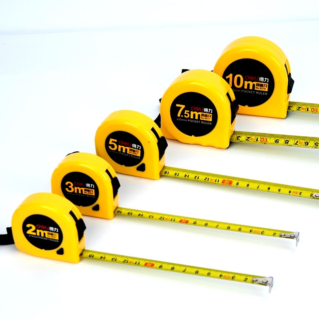 Able stainless steel steel measuring tape 2 m 3 m 5 m 5 m furnishing engineering quantum room ruler Ruler Measuring Metric
