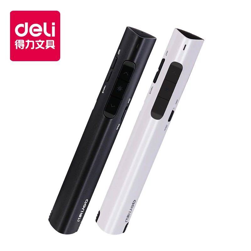 Deli 2801 Business Page Turning Pen Electronic Teaching Whip Pen Rechargeable Teaching Pen 3R Class Walkthrough Pen Speech Pen