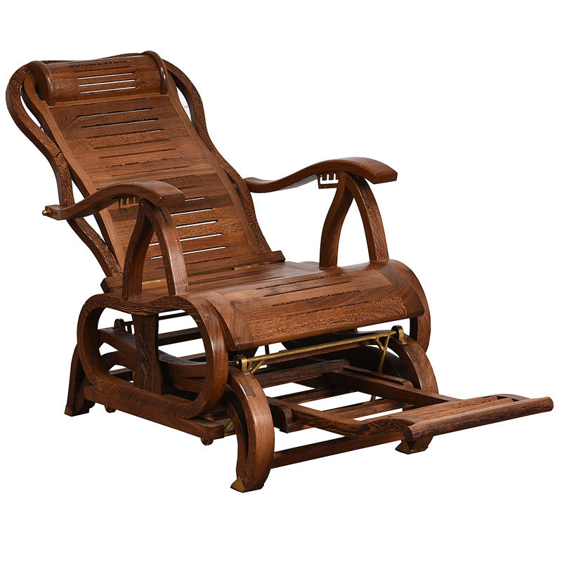 Chicken Rocking Chair Chicken wing wood mahogany solid wood rocking chair recliner adult ...