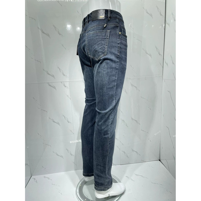 Bosssunwen Genuine Autumn and Winter Men's Casual Fashion Versatile Jeans Trousers 133238153280