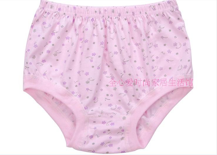 5 túi bông trung niên đồ lót của phụ nữ cotton tóm tắt lỏng eo cao quần mẹ cộng với phân bón XL