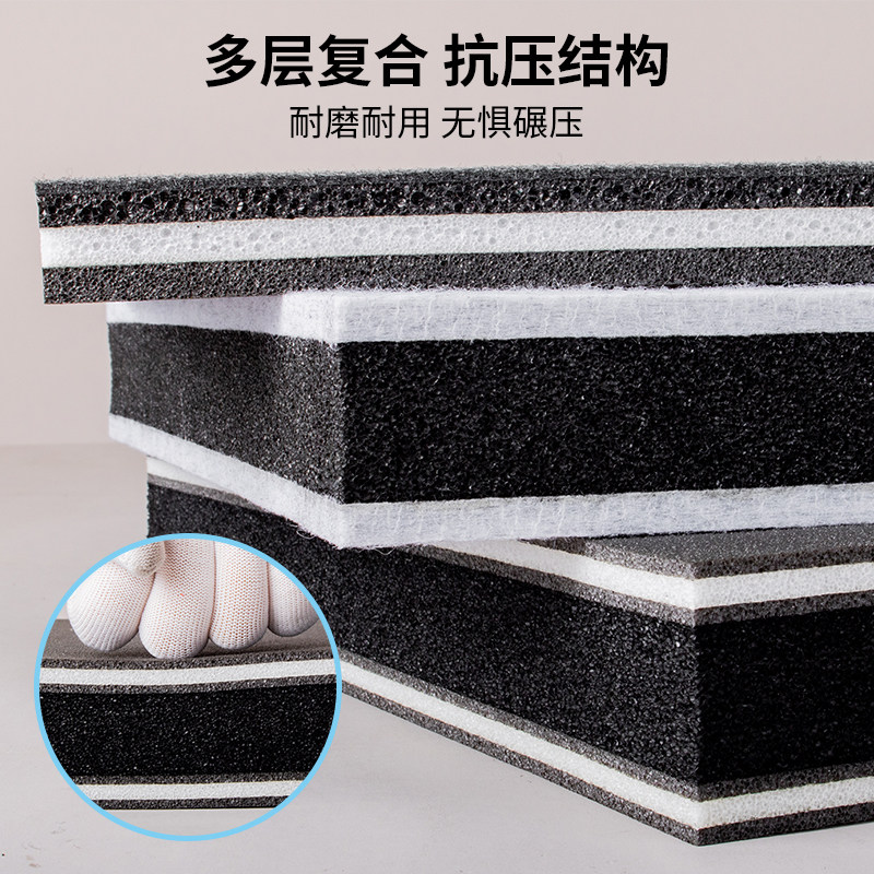 Treadmill shock pad gym bike noise reduction buffer non-slip soundproof carpet shelf drum piano instrument mat
