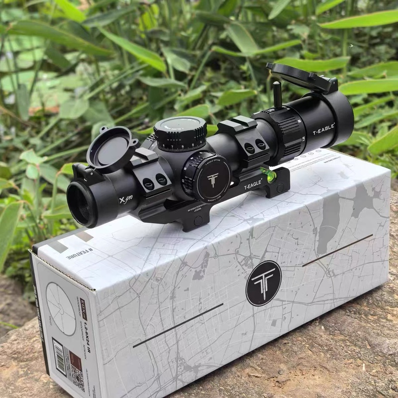 8X Night Vision Thin-Wall Sight High-Definition Crosshair Sniper Telescope 6X Scope Slingshot Toy Bird-Watching Scope Model