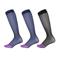 Фиолетовые пальцы ног скрыты синие 2 пары + фиолетовые пальцы ног черные 1 пары простые