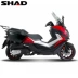 SHAD Xia De Xe máy ba hộp khung phù hợp Sanyang Tour 300 Hộp bên cạnh Hộp đuôi SH23 / 36/39 Xe gắn máy phía sau hộp