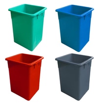 Outdoor trash can liner GRP inner barrel square aluminium plastic inner barrel round sanitary fruit leather case containing barrel custom